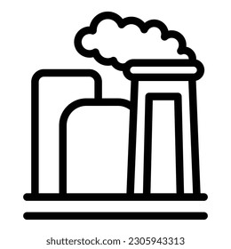 UmrissVektorgrafik des Werkstoffsymbol. Chemische Energie. Kraftwagen