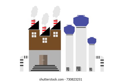 Factory gas ;engineering working job , dangerous zone 