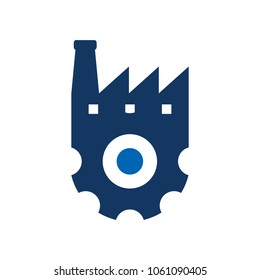 Factory Gear Logo Icon Design