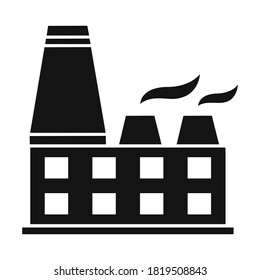 
Factory  Glyph Style vector icon which can easily modify or edit
