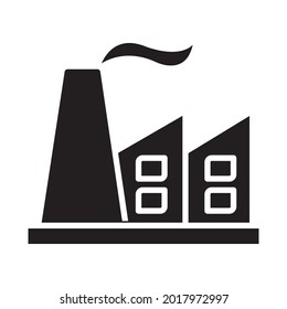 Icono vector de estilo de glifo de fábrica que puede modificar o editar fácilmente 