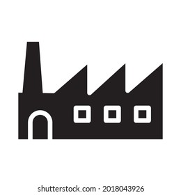 Factory Glyph Style vector icon which can easily modify or edit 