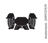 Factory grinding machine icon outline vector. Grinder tool. Angle cutter