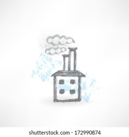 factory grunge icon