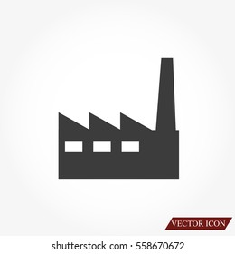 factory icon - Shutterstock ID 558670672