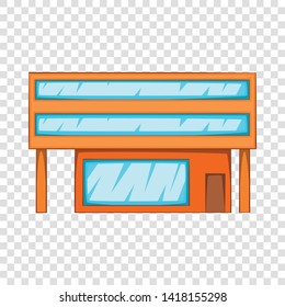 Factory icon. Cartoon illustration of factory vector icon for web