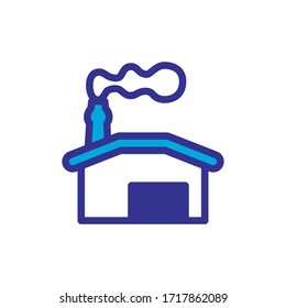 factory icon color style design