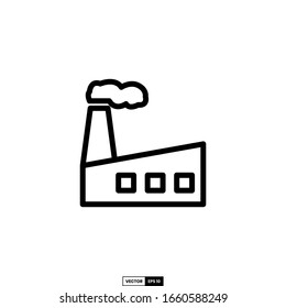 factory icon, design inspiration vector template for interface and any purpose