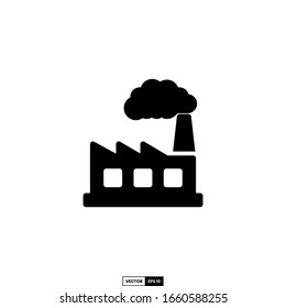 icono de fábrica, plantilla vectorial de inspiración de diseño para interfaz y cualquier propósito