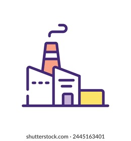 Factory icon design vector stock