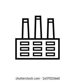 factory icon design vector template