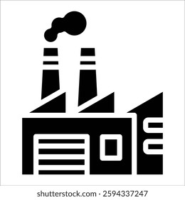 Factory Icon Element For Design