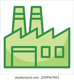 Factory Icon Element For Design