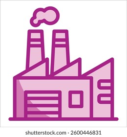 Factory Icon Element For Design