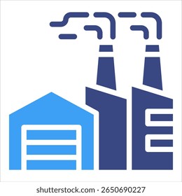 Factory Icon Element For Design