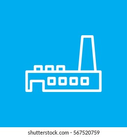 factory icon illustration isolated vector sign symbol