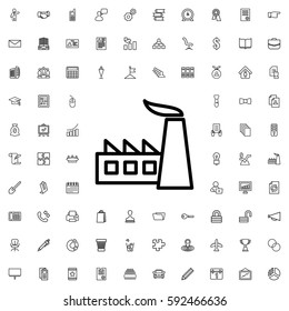 factory icon illustration isolated vector sign symbol. Company icons vector set.