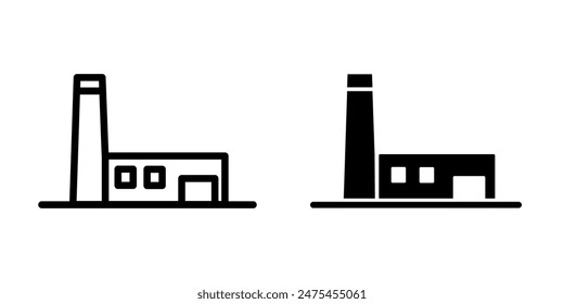 Factory icon illustration vector design
