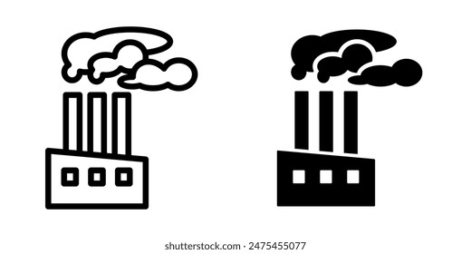 Factory icon illustration vector design