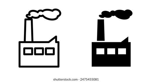 Factory icon illustration vector design