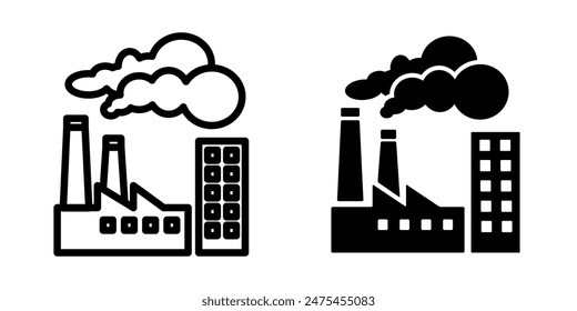 Factory icon illustration vector design