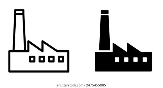Factory icon illustration vector design