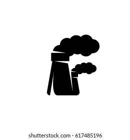 Factory icon. Industry vector logo illustration. isolated sign symbol