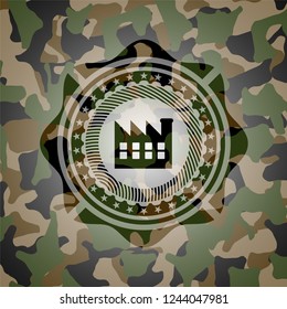 factory icon inside camo emblem