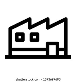 factory icon isolated sign symbol vector illustration - high quality black style vector icons
