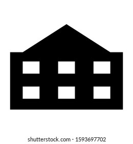 factory icon isolated sign symbol vector illustration - high quality black style vector icons
