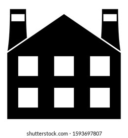 factory icon isolated sign symbol vector illustration - high quality black style vector icons
