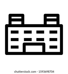 factory icon isolated sign symbol vector illustration - high quality black style vector icons
