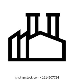 factory icon isolated sign symbol vector illustration - high quality black style vector icons
