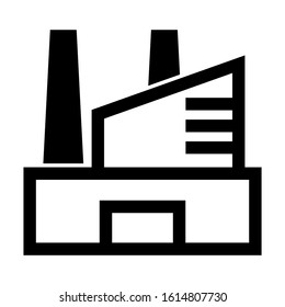 factory icon isolated sign symbol vector illustration - high quality black style vector icons
