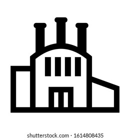 factory icon isolated sign symbol vector illustration - high quality black style vector icons
