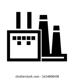 factory icon isolated sign symbol vector illustration - high quality black style vector icons
