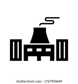 factory  icon or logo isolated sign symbol vector illustration - high quality black style vector icons
