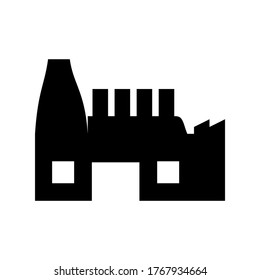 factory  icon or logo isolated sign symbol vector illustration - high quality black style vector icons
