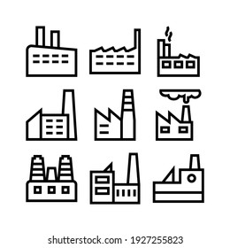 factory icon or logo isolated sign symbol vector illustration - Collection of high quality black style vector icons
