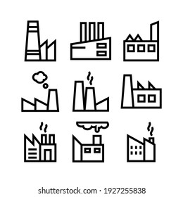 factory icon or logo isolated sign symbol vector illustration - Collection of high quality black style vector icons
