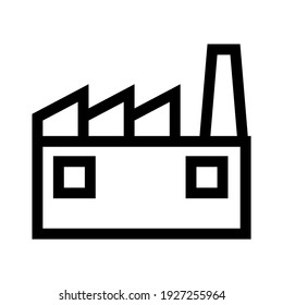 factory icon or logo isolated sign symbol vector illustration - high quality black style vector icons
