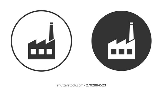 Icono de fábrica. Perfecto para interfaces de Web y App, presentaciones, infografías
