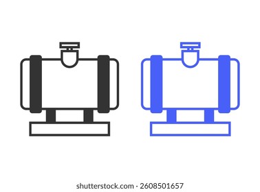 factory icon set isolated on white background