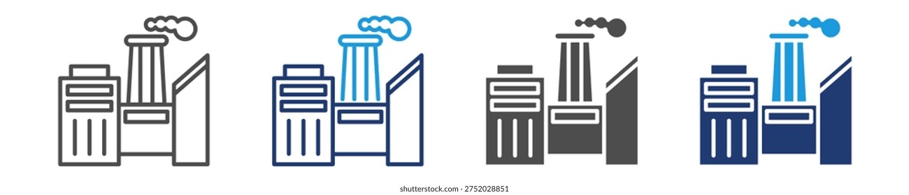 factory icon sety multiple style