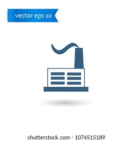 factory. factory icon. sign design. Vector EPS 10.