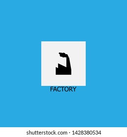 factory icon sign signifier vector