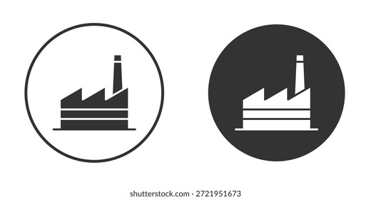 Factory icon silhouette shape graphic simple plain clipart symbols