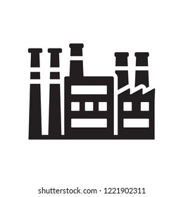 Factory icon. Trendy Factory logo concept on white background from Industry collection. Suitable for use on web apps, mobile apps and print media.