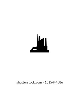 factory icon vector