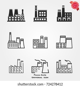 Factory Icon vector